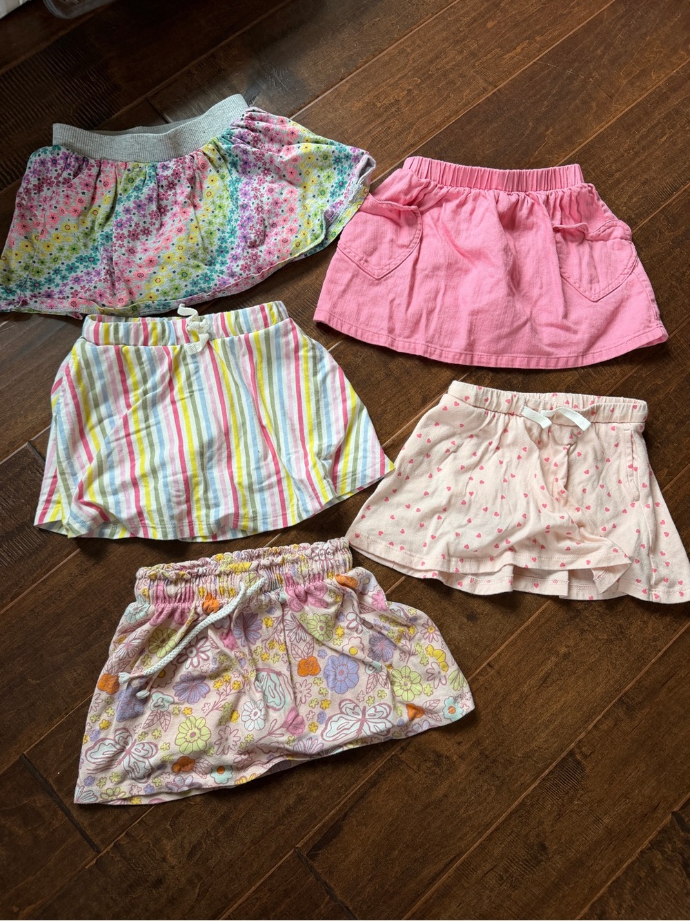 4T Bundle Pink & Multicolor Skorts